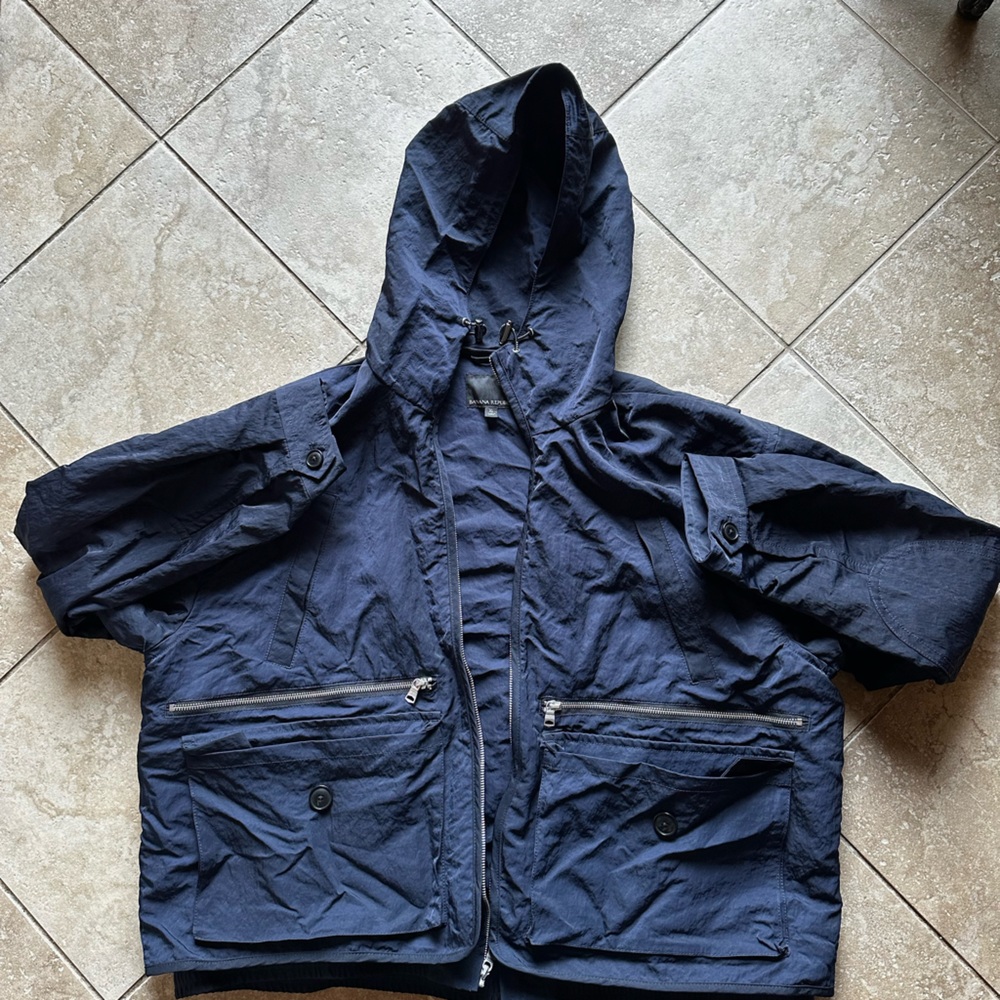 XL Navy Banana Republic Raincoat